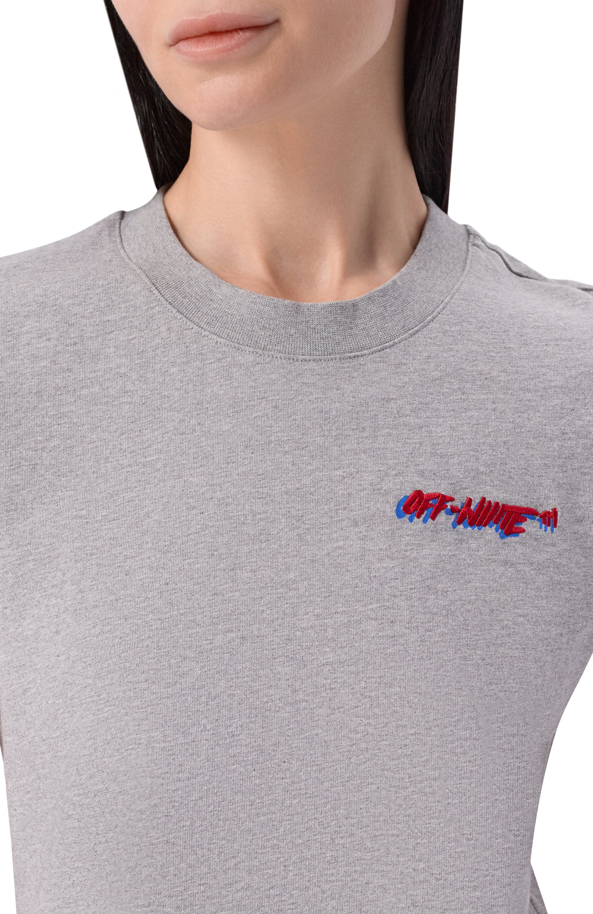 Хлопковая футболка OFF-WHITE, арт. 0WAA112S26JER002, фото 5