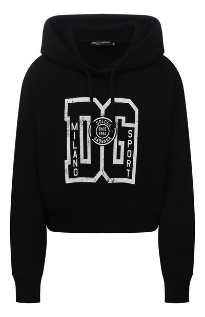 Женский хлопковое худи DOLCE & GABBANA, арт. F9K14T/G7BEQ