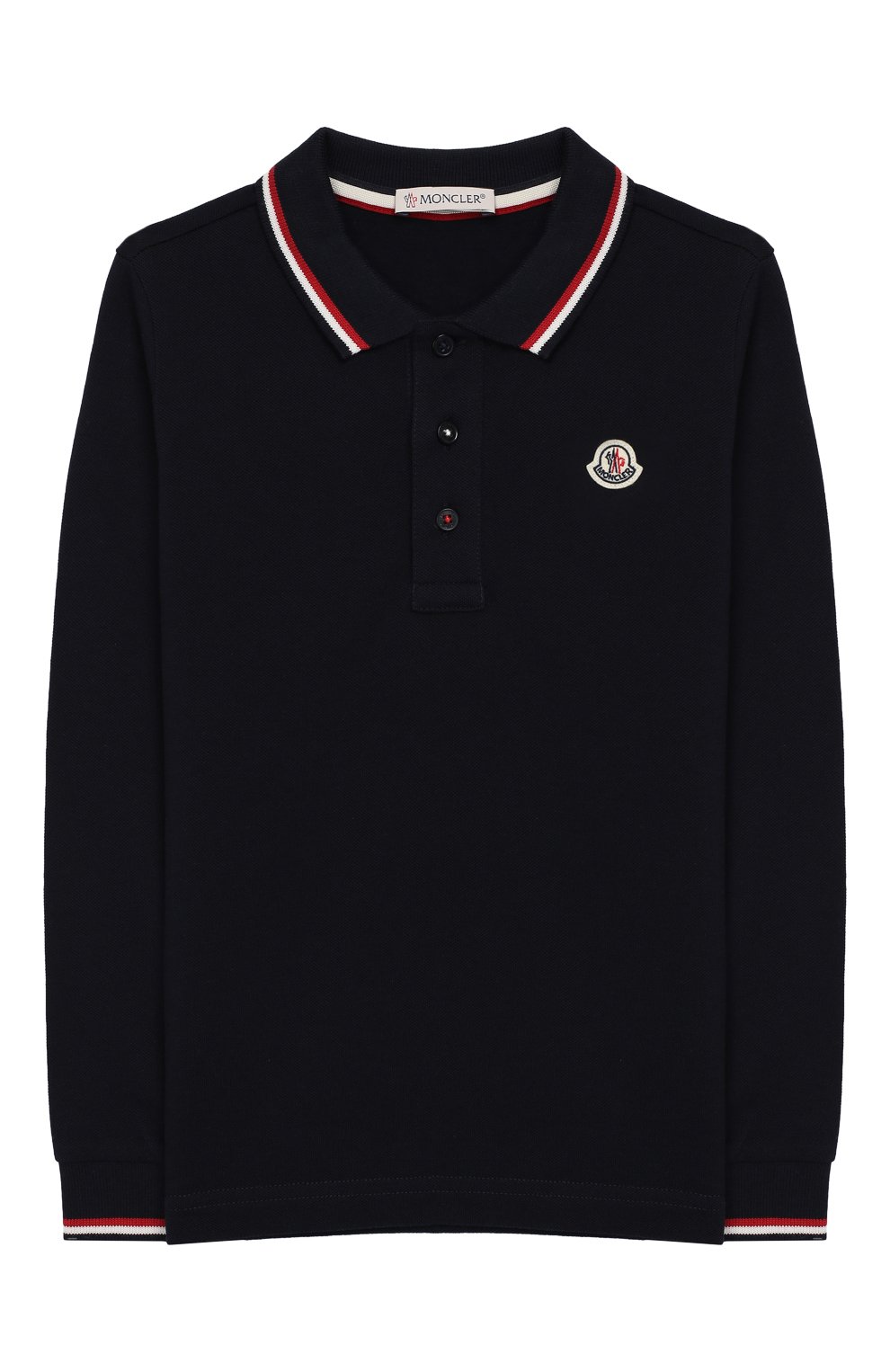 Хлопковое поло с длинными рукавами MONCLER ENFANT, арт. D2-954-83055-05-84632/12-14A, фото 1