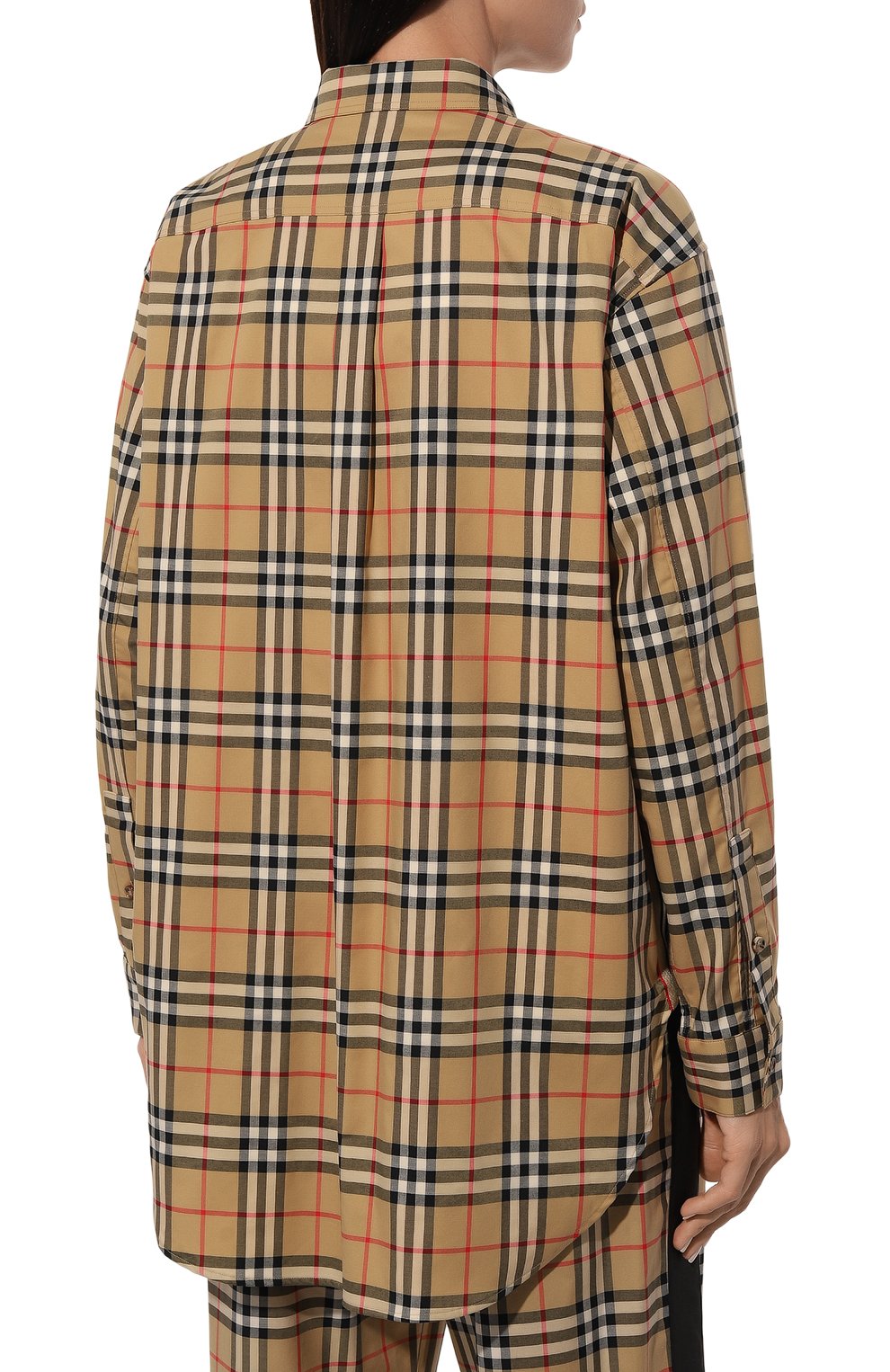 Хлопковая рубашка BURBERRY, арт. 8083146, фото 4