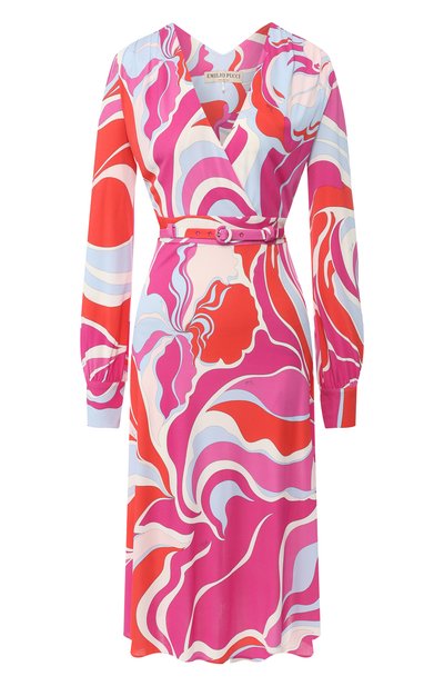 Женское платье с поясом EMILIO PUCCI, арт. 9EJG16/9E757