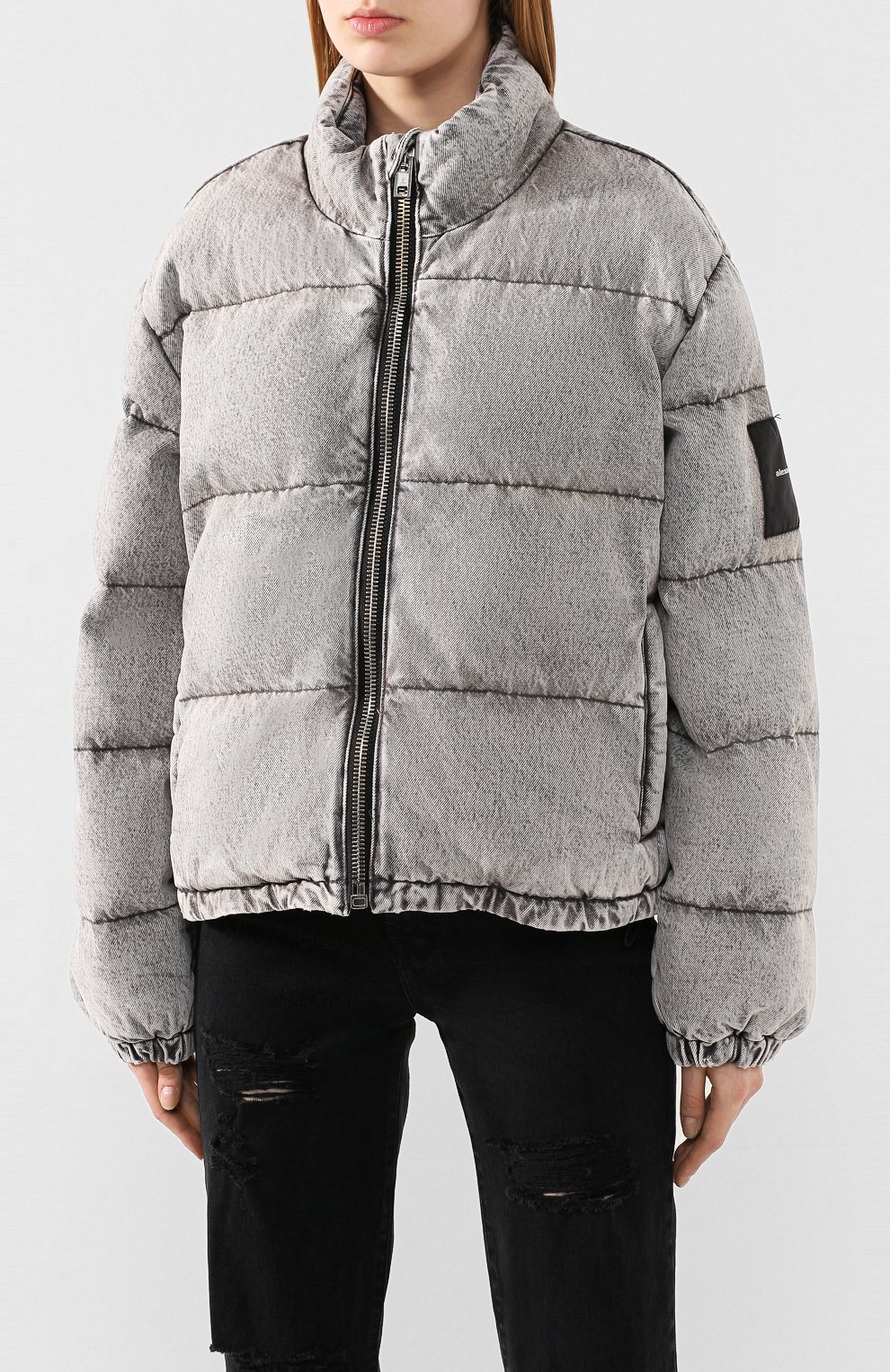 Хлопковый пуховик ALEXANDER WANG, арт. 4DC1202662, фото 3