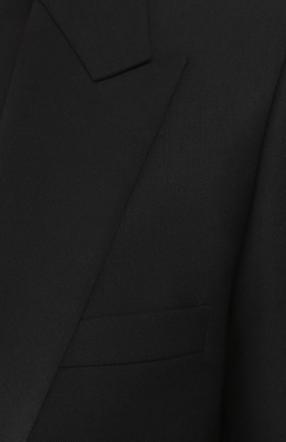 Приталенный жакет на одной пуговице с узкими лацканами SAINT LAURENT, арт. 468626/Y073Q, фото 5