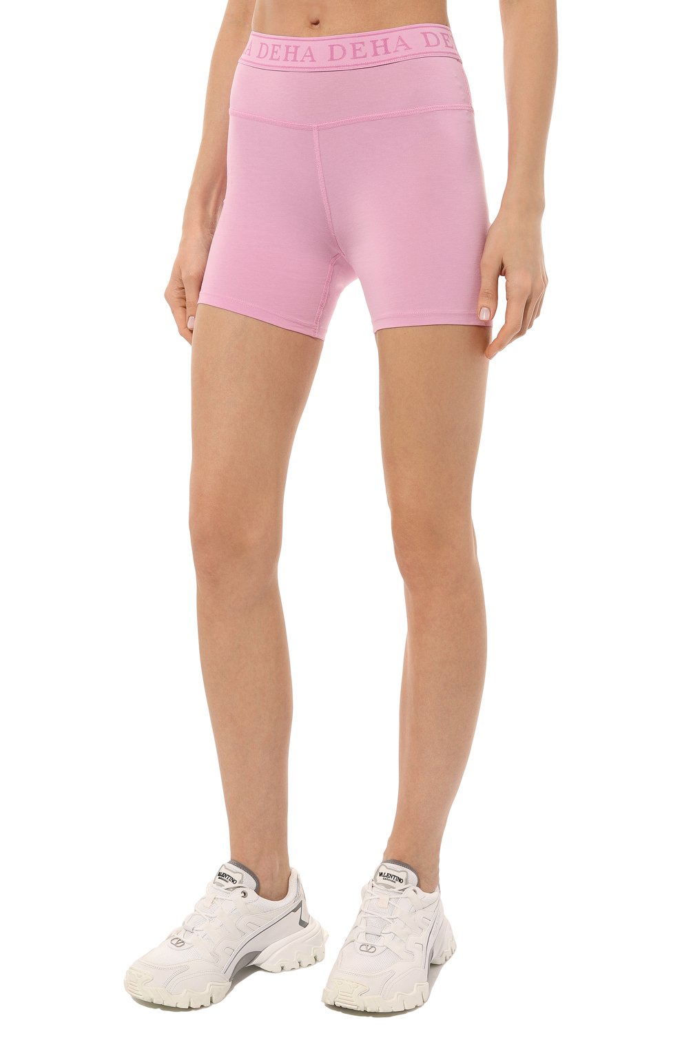 Хлопковые шорты DEHA розового цвета по цене 3995 руб., арт. A00105, фото 3 Хлопковые шорты DEHA, арт. A00105, фото 3