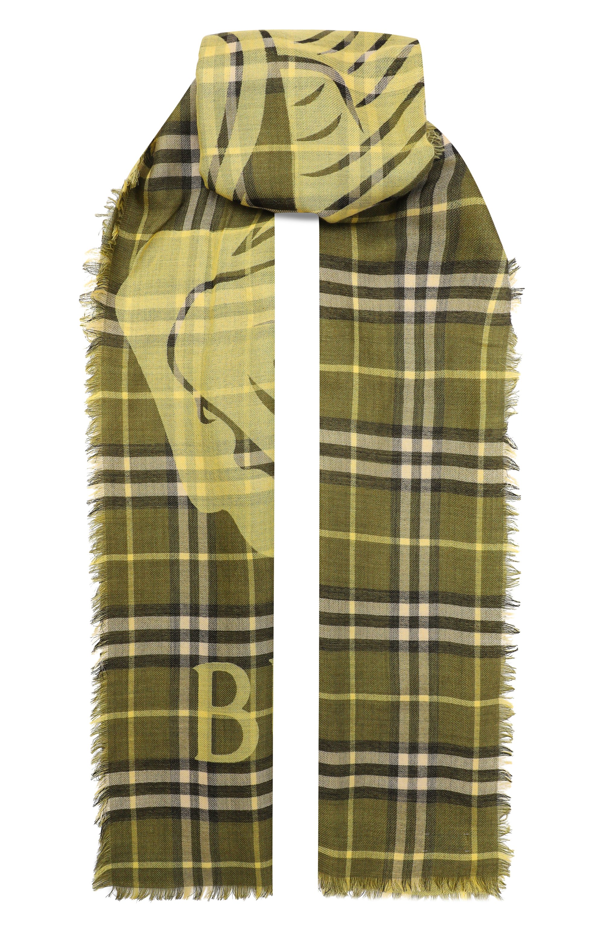Шарф из шерсти и шелка BURBERRY, арт. 8117901, фото 1