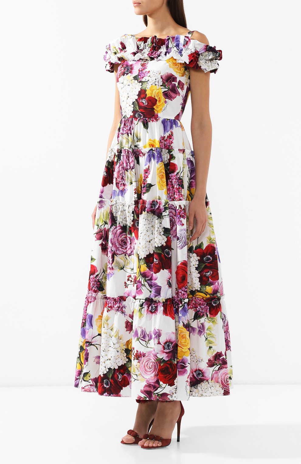 Хлопковое платье DOLCE & GABBANA, арт. F6804T/GDL71, фото 3