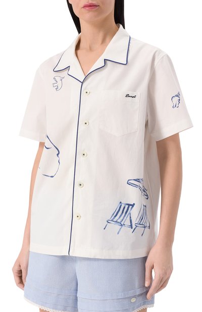 Хлопковая рубашка DUNST, арт. UDSH5B129B2, фото 3