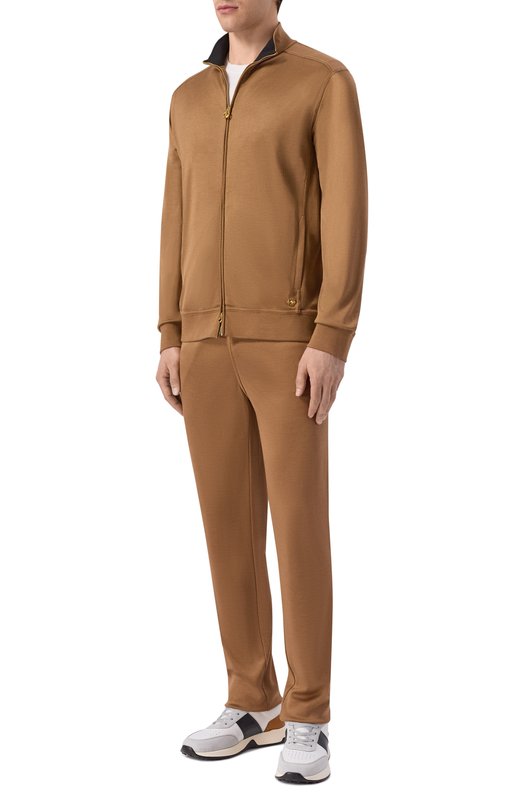 Шелковые брюки Stefano Ricci K919511P3D/R26190 Бежевый  K919511P3D/R26190 Фото 2