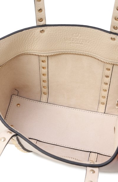 Сумка rockstud mini VALENTINO кремового цвета по цене 229000 руб., арт. 8W2B0R05/VSF, фото 5 Сумка rockstud mini VALENTINO, арт. 8W2B0R05/VSF, фото 5