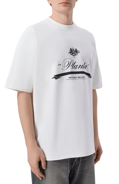 Хлопковая футболка PLANTA ROSA, арт. PR/T01/ANNOUNCEMENT-BIG/300VELVET, фото 4