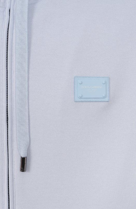 Хлопковая толстовка Dolce & Gabbana G9ABIT/G7M4Y Голубой  G9ABIT/G7M4Y Фото 6