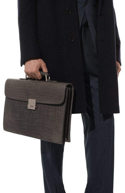 Портфель из кожи крокодила RUBEUS MILANO, арт. 119-2 071116, фото 2