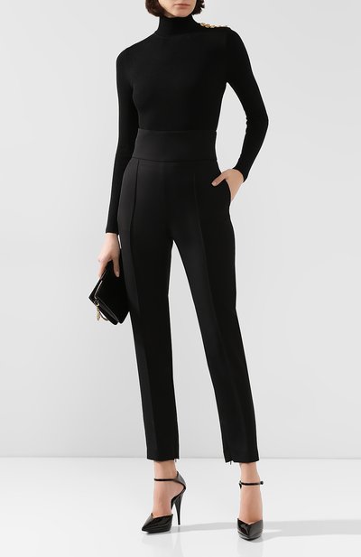 Шерстяные брюки ALEXANDRE VAUTHIER черного цвета по цене 61600 руб., арт. 193PA900 0193-1106, фото 2 Шерстяные брюки ALEXANDRE VAUTHIER, арт. 193PA900 0193-1106, фото 2