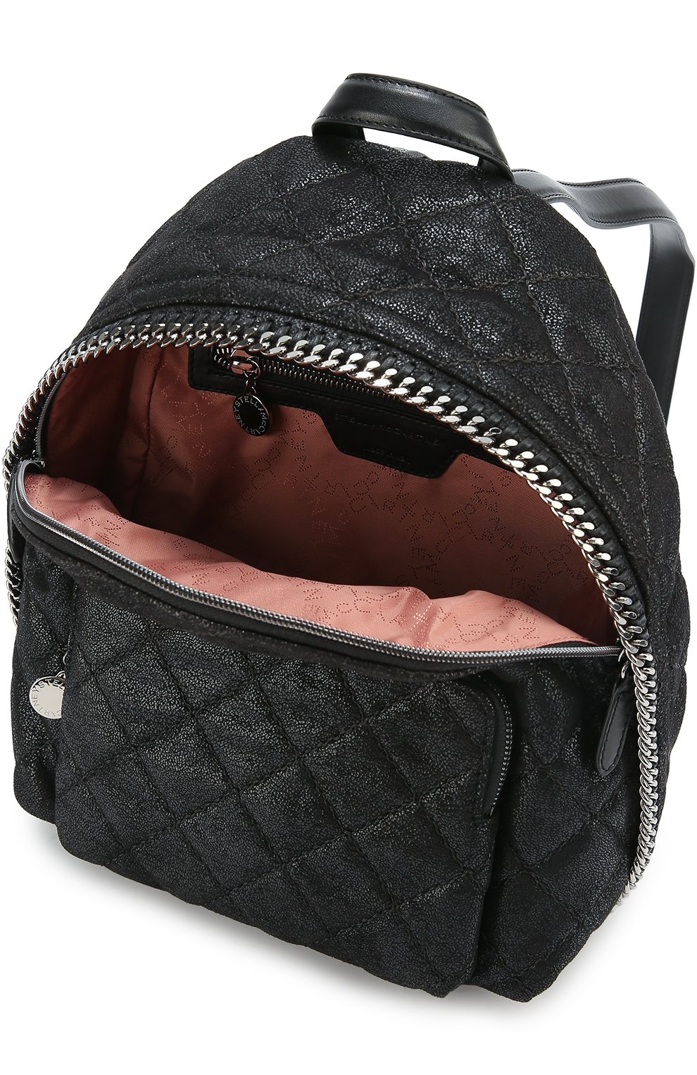 Стеганый рюкзак falabella mini из эко-кожи STELLA MCCARTNEY, арт. 410905/W9477, фото 4