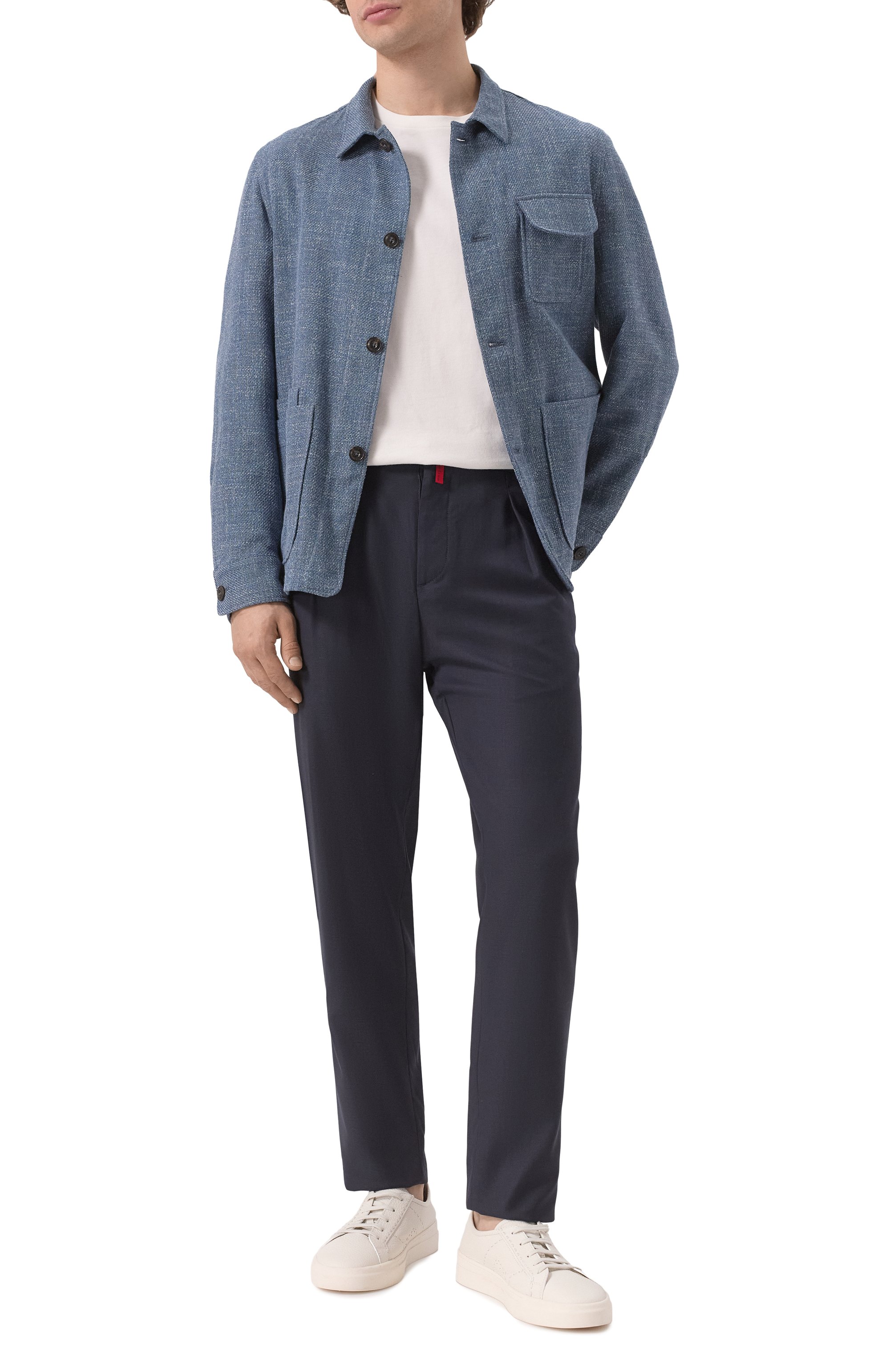 Шерстяные брюки KITON, арт. UP1LACK0629F04, фото 2