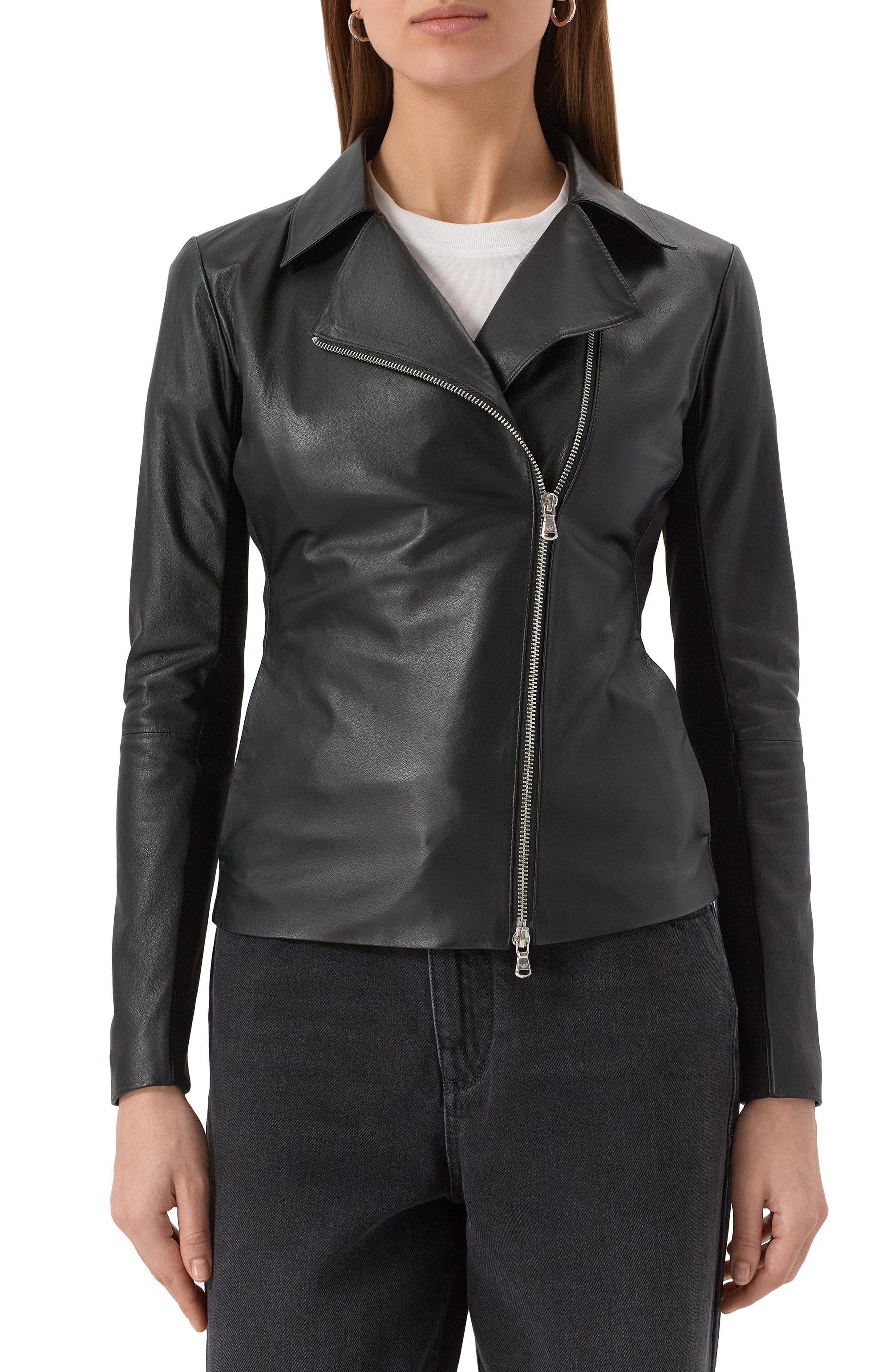 Кожаная куртка EMPORIO ARMANI, арт. 0NB10P/02P15, фото 3