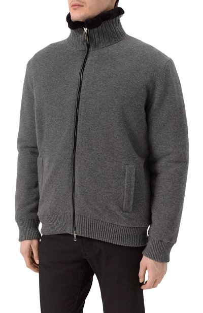 Кашемировый бомбер с подкладкой из бобра KANGRA, арт. 9150/09 02, фото 3