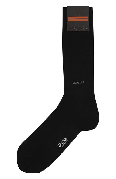 Мужские хлопковые носки ZEGNA, арт. N5V406520