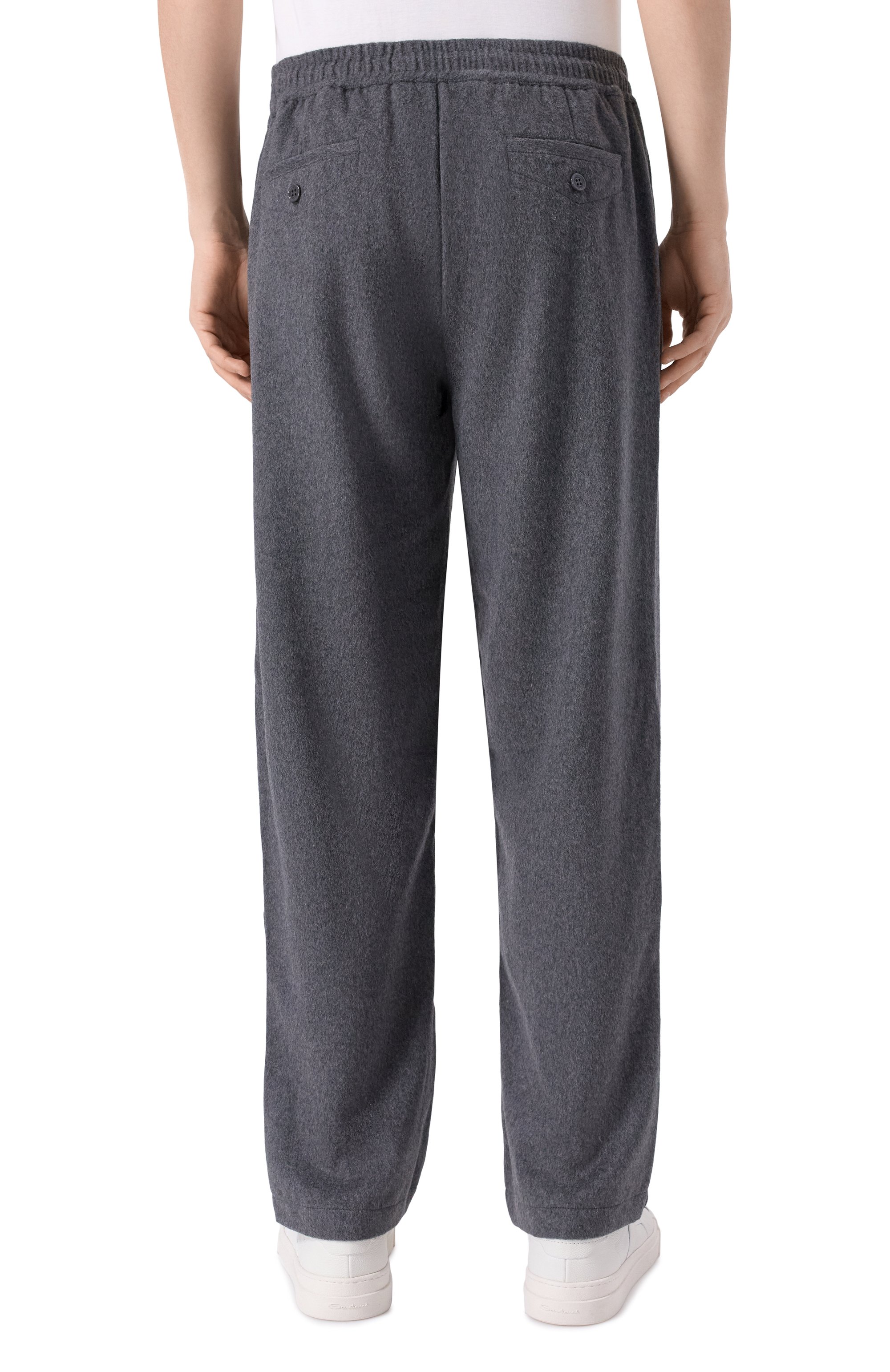 Брюки DIRK BIKKEMBERGS темно-серого цвета по цене 23900 руб., арт. BMP1063, фото 4 Брюки DIRK BIKKEMBERGS, арт. BMP1063, фото 4