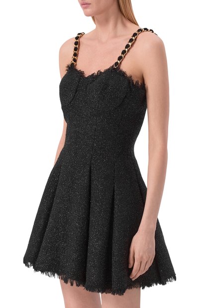 Платье BALMAIN черного цвета по цене 330000 руб., арт. HF1R2302/WD65, фото 3 Платье BALMAIN, арт. HF1R2302/WD65, фото 3