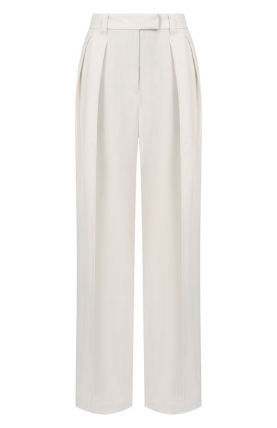 Женские брюки из вискозы и льна BRUNELLO CUCINELLI, арт. MH126P8512