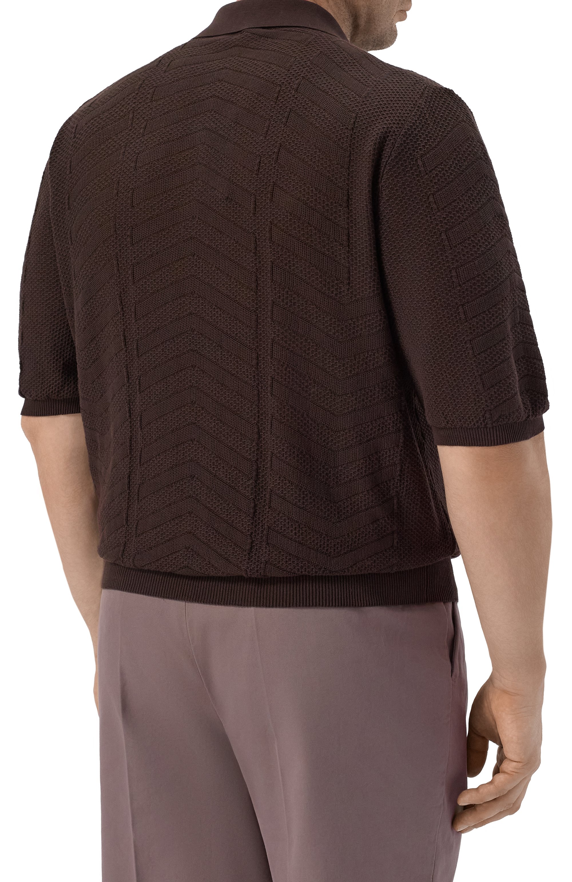 Хлопковое поло CORTIGIANI, арт. 4AS127, фото 4