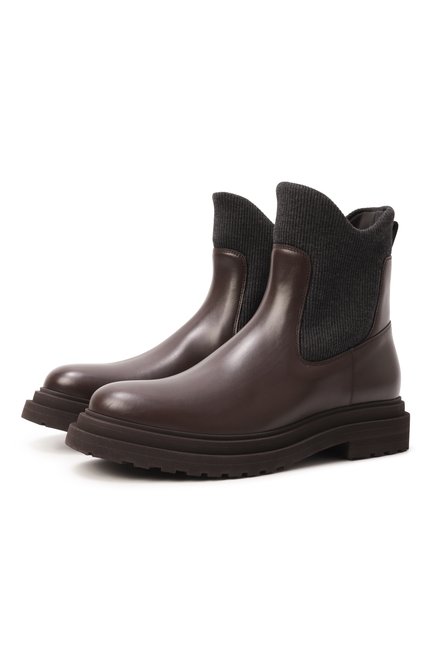 Женские кожаные челси BRUNELLO CUCINELLI, арт. MZ0LG3035P