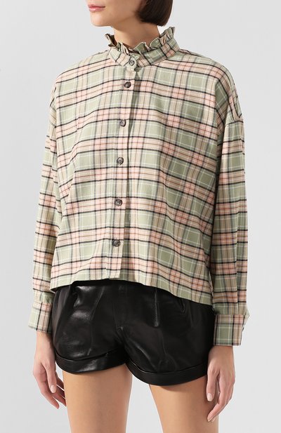 Хлопковая рубашка ISABEL MARANT ETOILE, арт. CH0544-19A029E/ILARIA, фото 3