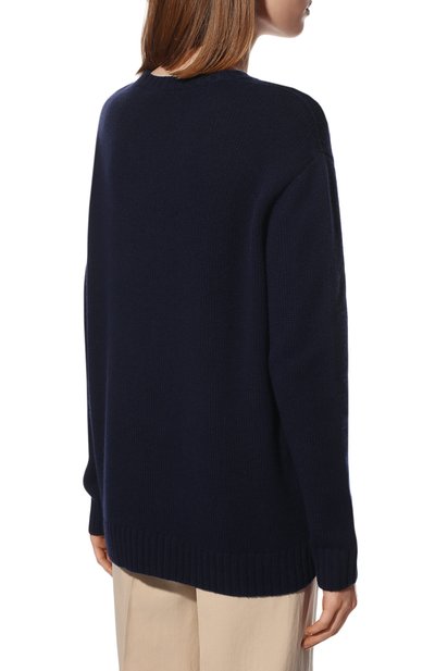 Кашемировый пуловер RALPH LAUREN синего цвета по цене 215500 руб., арт. 290867890001/CG, фото 4 Кашемировый пуловер RALPH LAUREN, арт. 290867890001/CG, фото 4