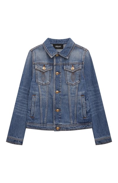Джинсовая куртка VERSACE, арт. 1013840/1A09711/8A-14A