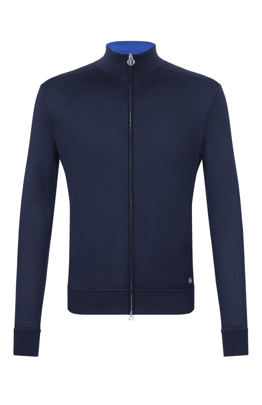 Шелковая толстовка Stefano Ricci K919511R31/R26190 Синий K919511R31/R26190