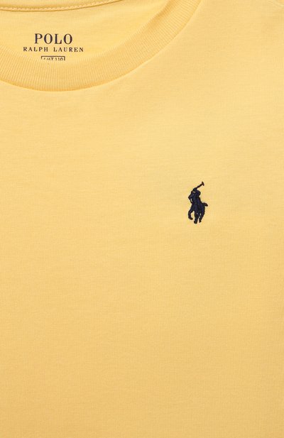 Хлопковая футболка POLO RALPH LAUREN, арт. 321832904, фото 3