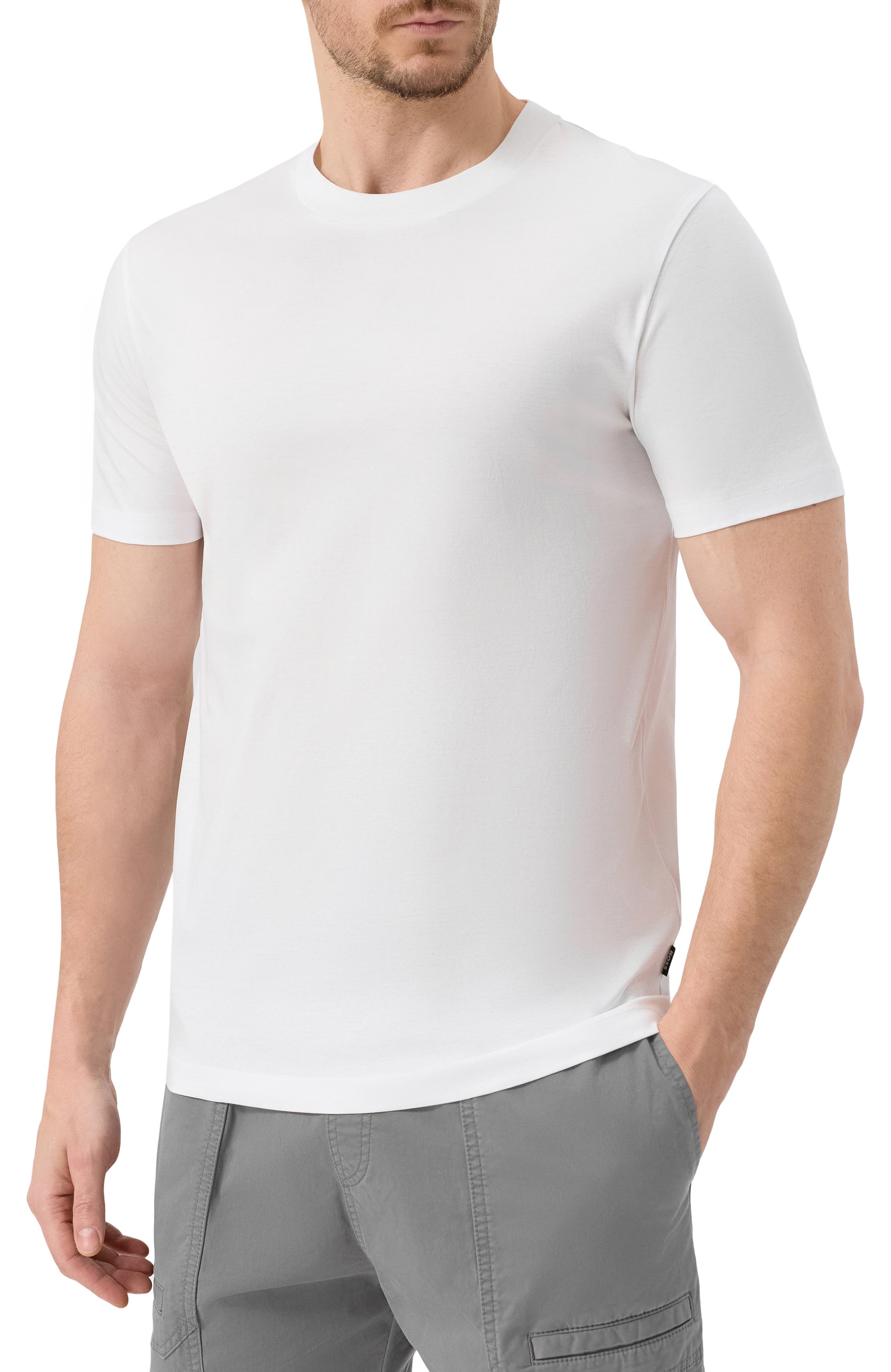 Хлопковая футболка BOSS, арт. 50523931, фото 3