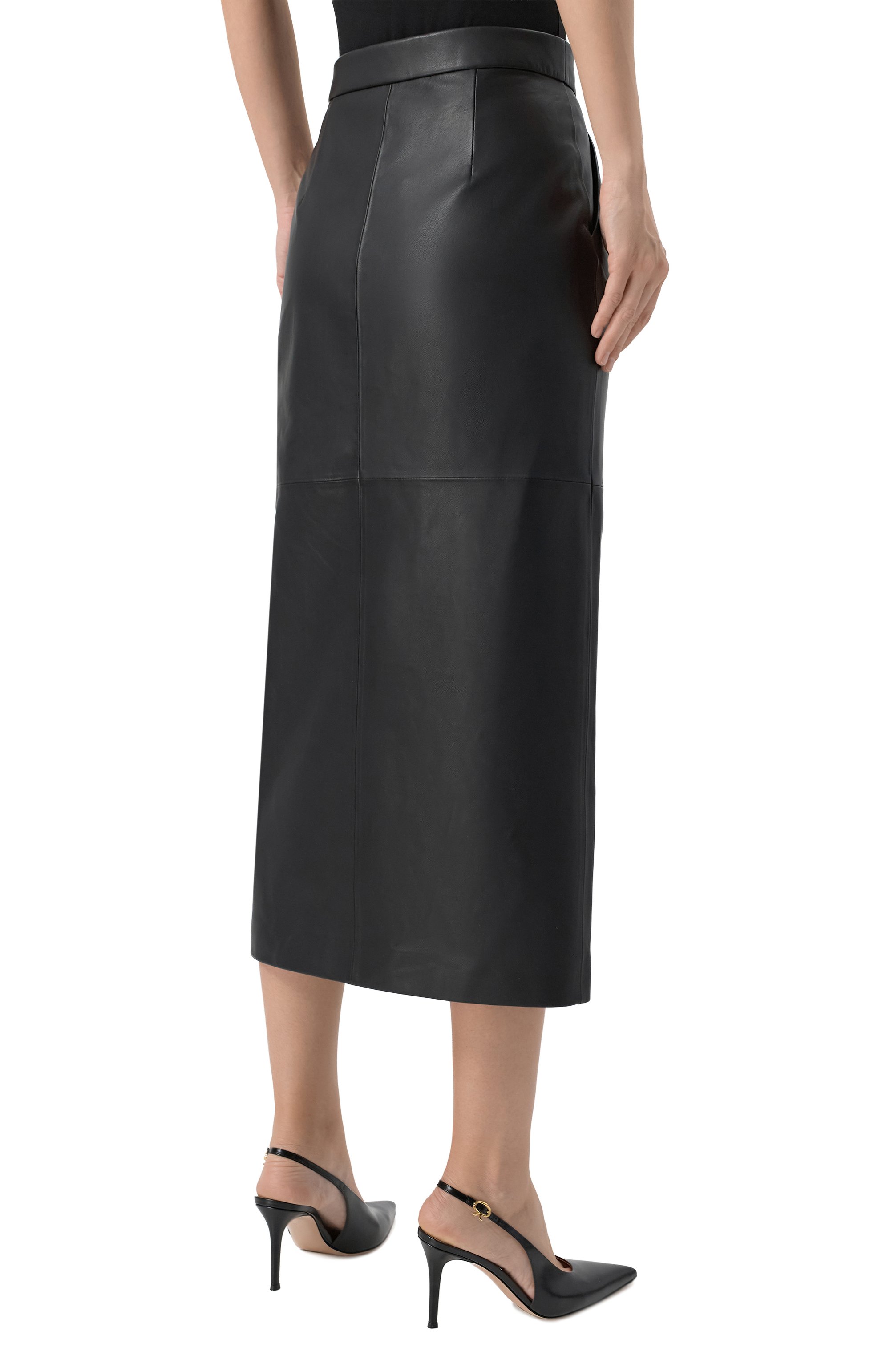 Кожаная юбка MVST, арт. 23177/36-44, фото 4