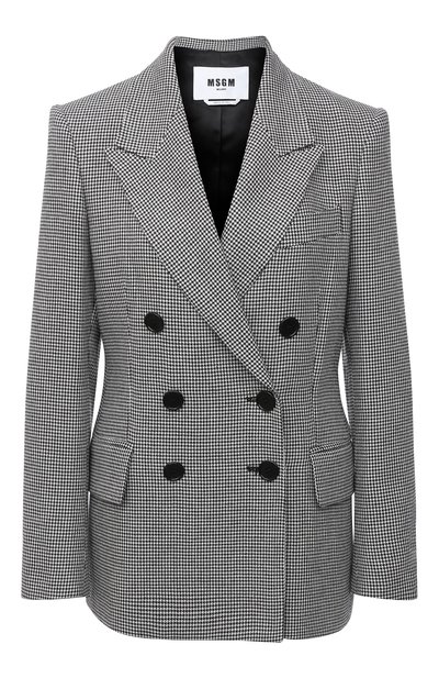 Женский жакет из вискозы и шерсти MSGM, арт. 2941MDG15 207518