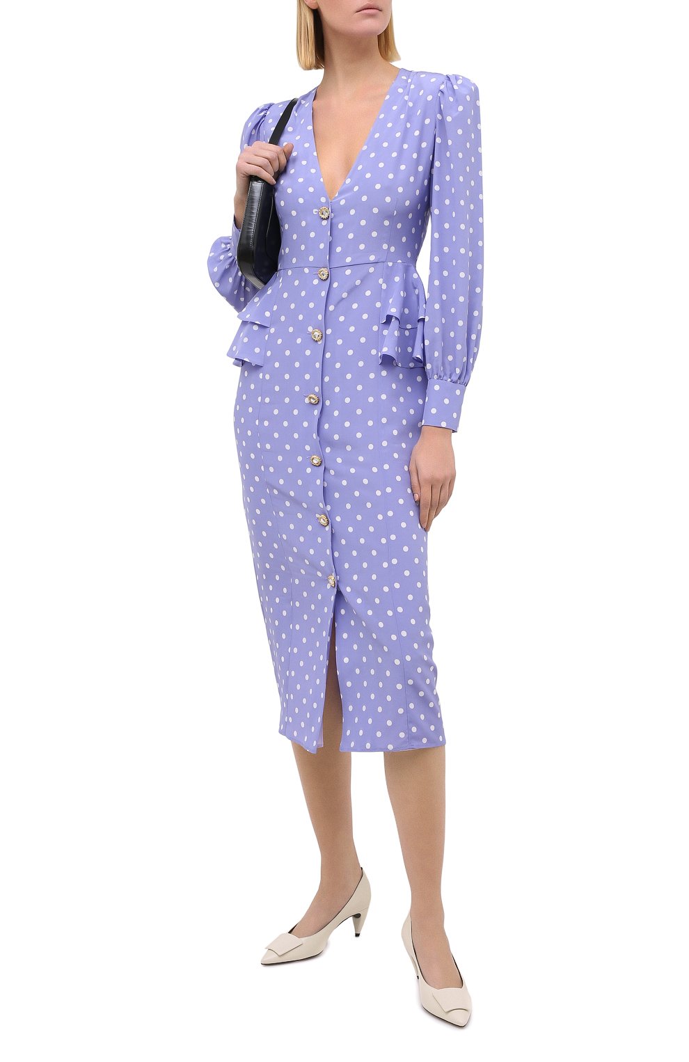 Шелковое платье ALESSANDRA RICH, арт. FAB2222-F2923, фото 2