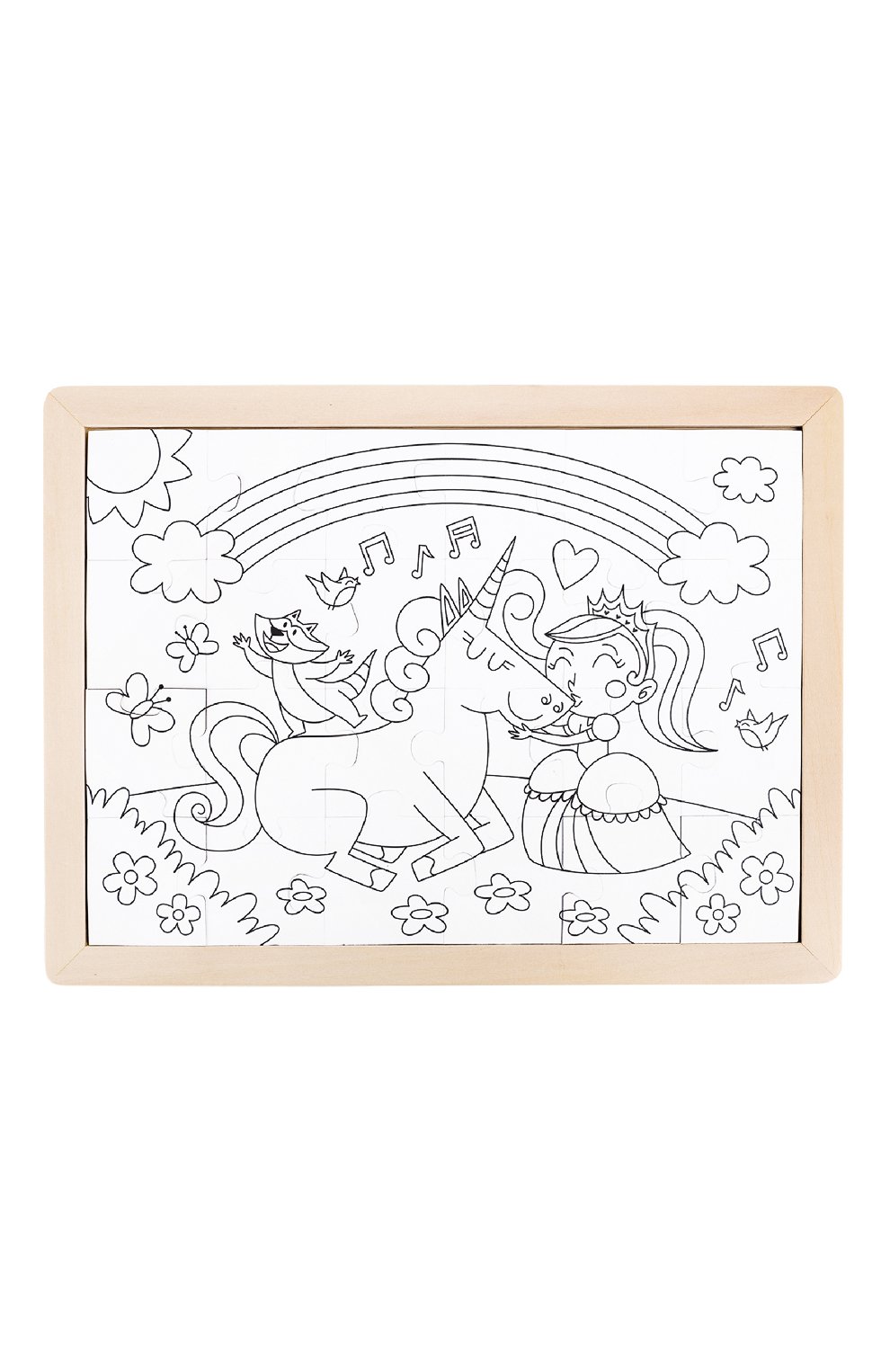 Пазл-раскраска единорог и принцесса HAPE разноцветного цвета по цене 2610 руб., арт. E1642_HP, фото 4 Пазл-раскраска единорог и принцесса HAPE, арт. E1642_HP, фото 4