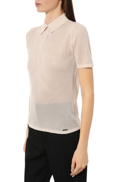 Шелковое поло KITON, арт. D55714, фото 3