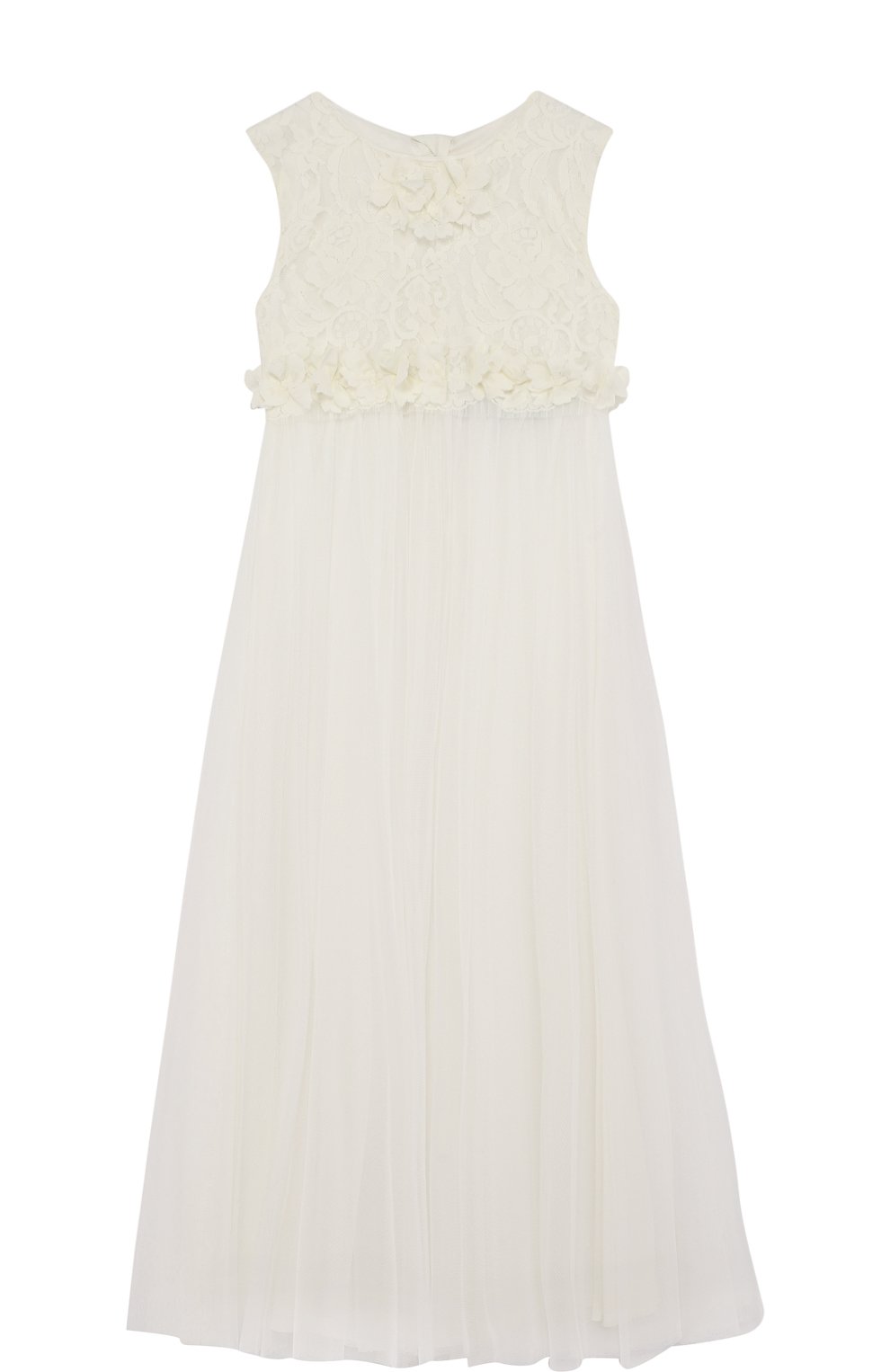 Многослойное платье из шелка и полиамида с кружевной отделкой RHEA COSTA, арт. BBY031/10-14, фото 1