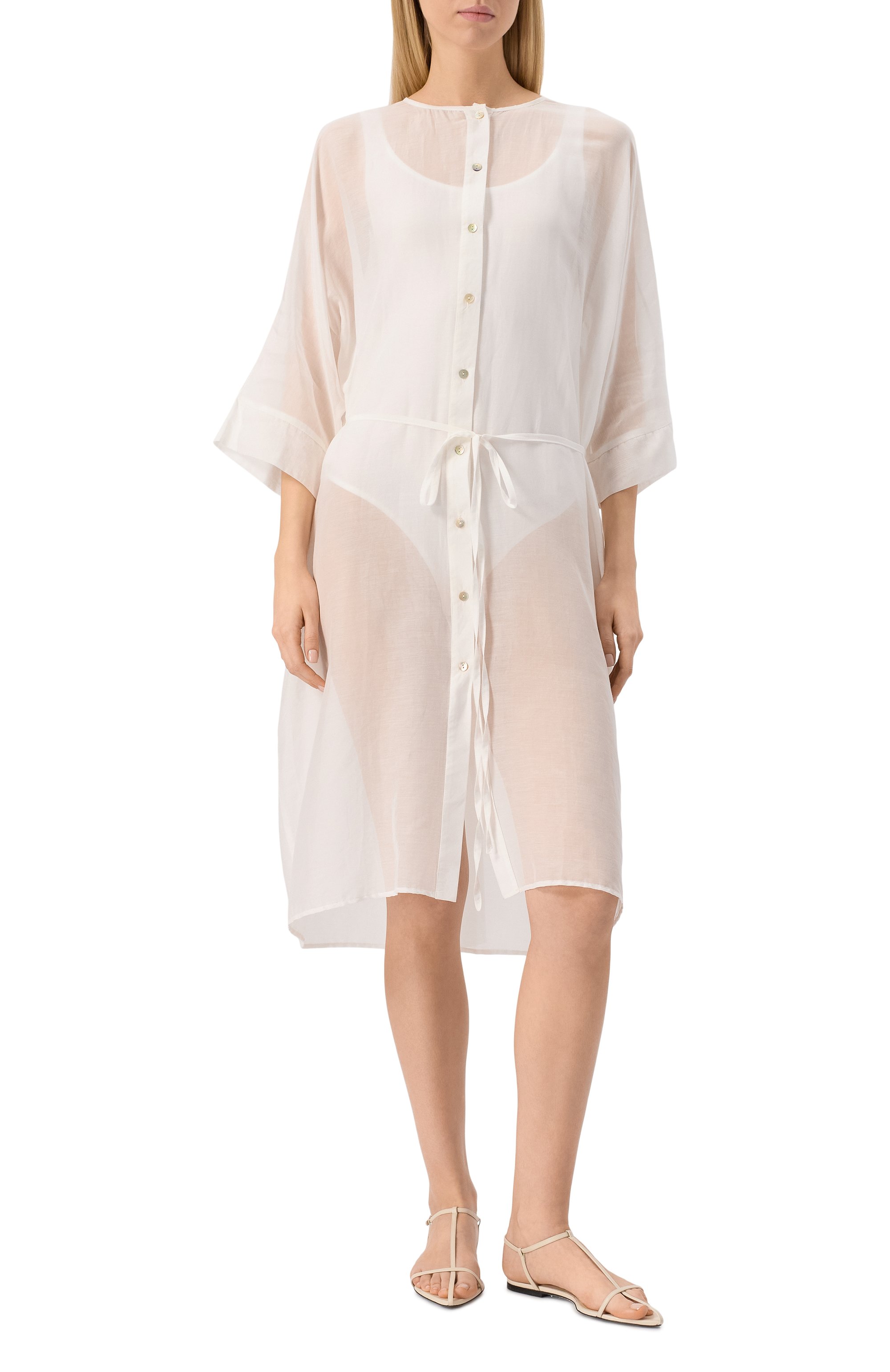 Туника из хлопка и шелка LILA EUGENIE, арт. 2505, фото 3