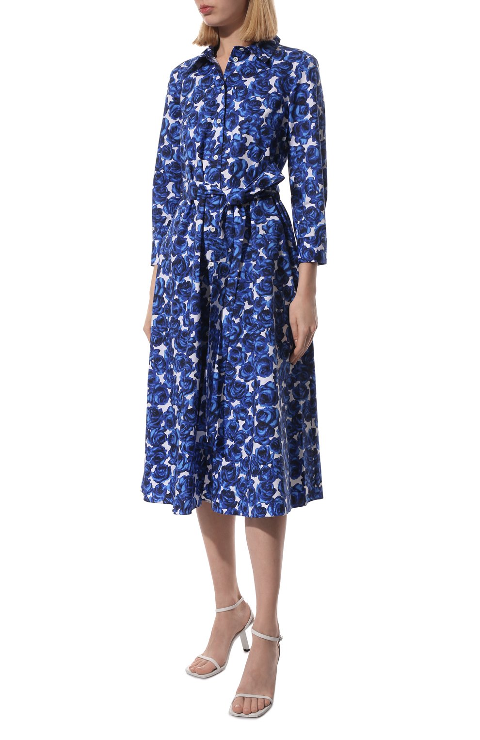 Хлопковое платье CAROLINA HERRERA, арт. R2211N507RCT, фото 3