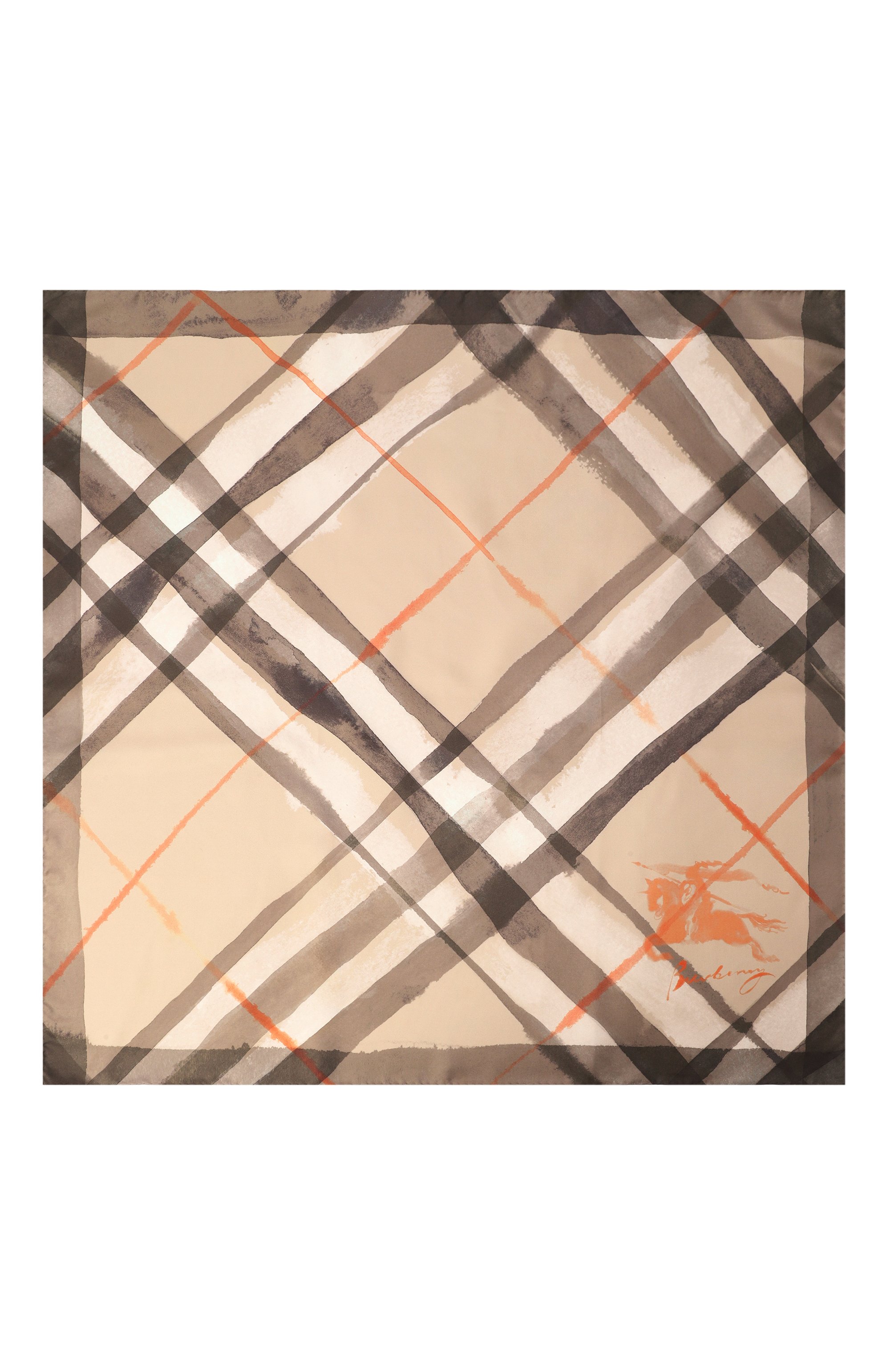 Шелковый платок BURBERRY, арт. 8107301, фото 4