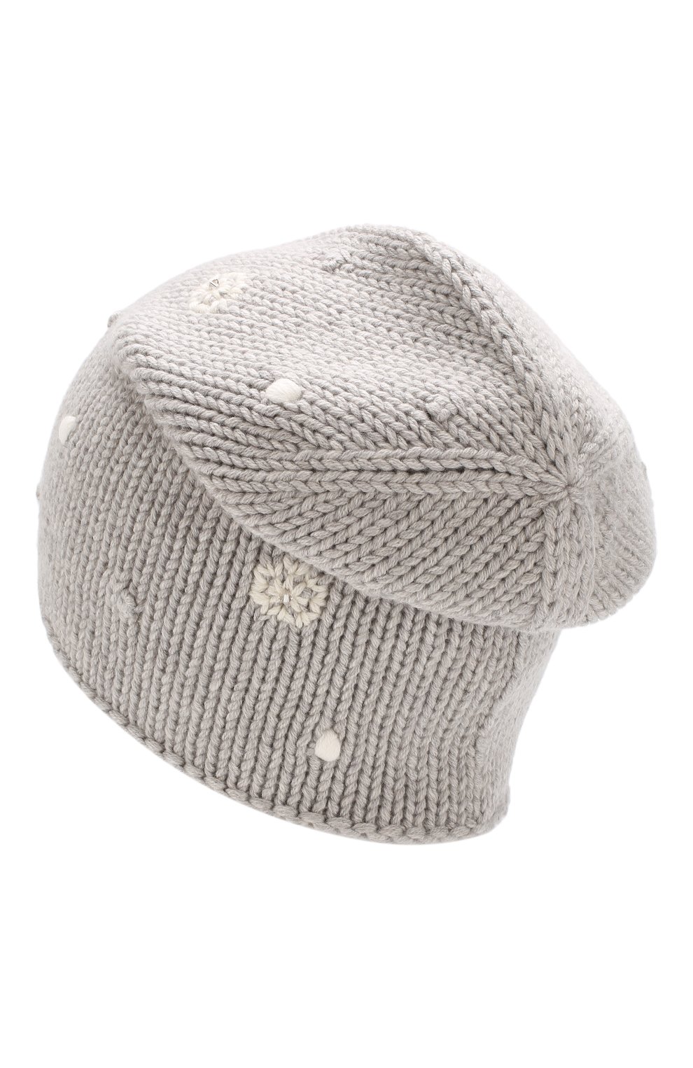 Кашемировая шапка с вышивкой LORO PIANA, арт. FAI3602, фото 2