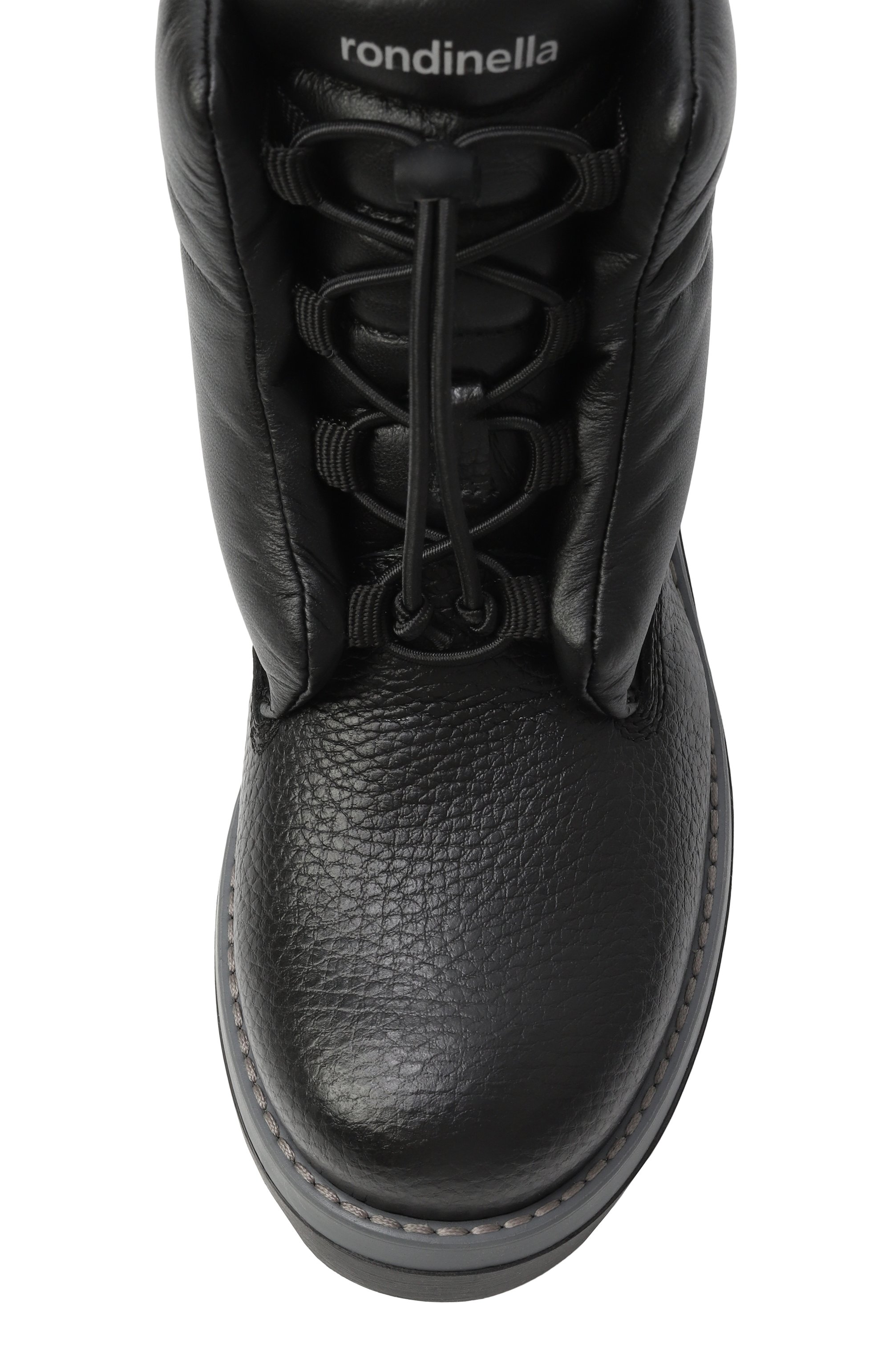 Кожаные ботинки RONDINELLA черного цвета по цене 23100 руб., арт. 12290F/28-30, фото 4 Кожаные ботинки RONDINELLA, арт. 12290F/28-30, фото 4