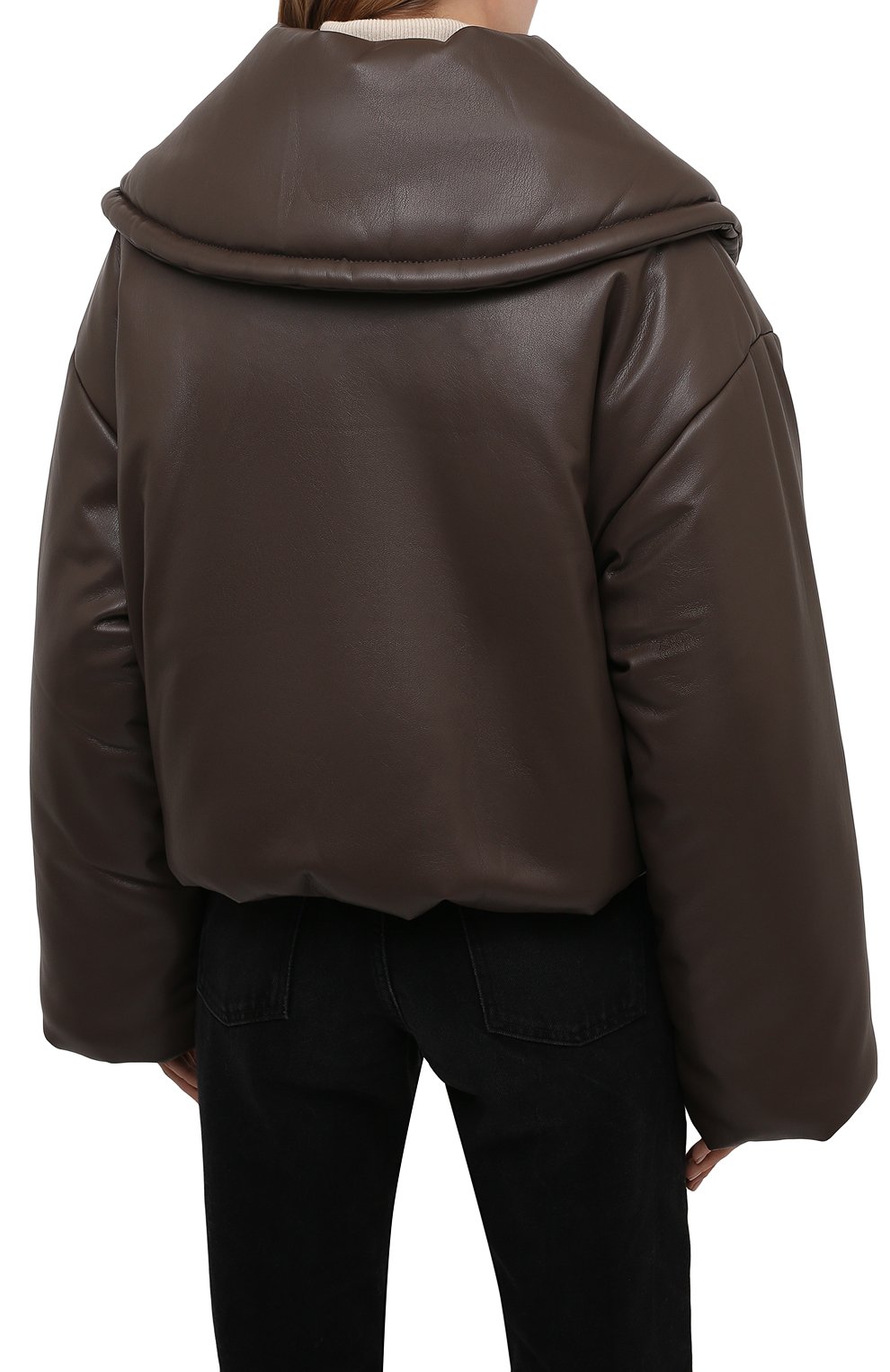 Пуховик из экокожи NANUSHKA, арт. NW21FW0W01076, фото 4