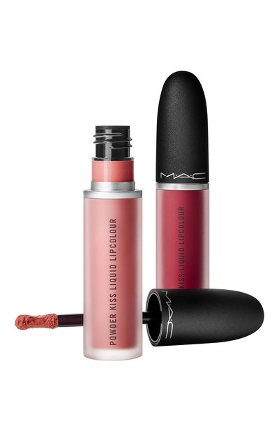Набор для губ kiss it twice powder kiss liquid duo best-sellers MAC, арт. NY5P-01, фото 3