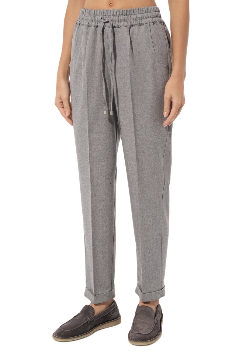 Шерстяные брюки KITON, арт. D37102K0505E01, фото 3