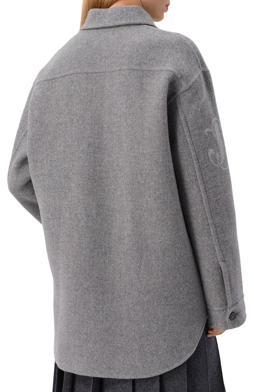 Шерстяная куртка Jil Sander J40BN0167-J40020 Серый  J40BN0167-J40020 Фото 4