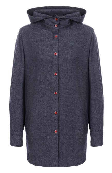 Женская рубашка из кашемира и хлопка KITON, арт. D54435K0128A02