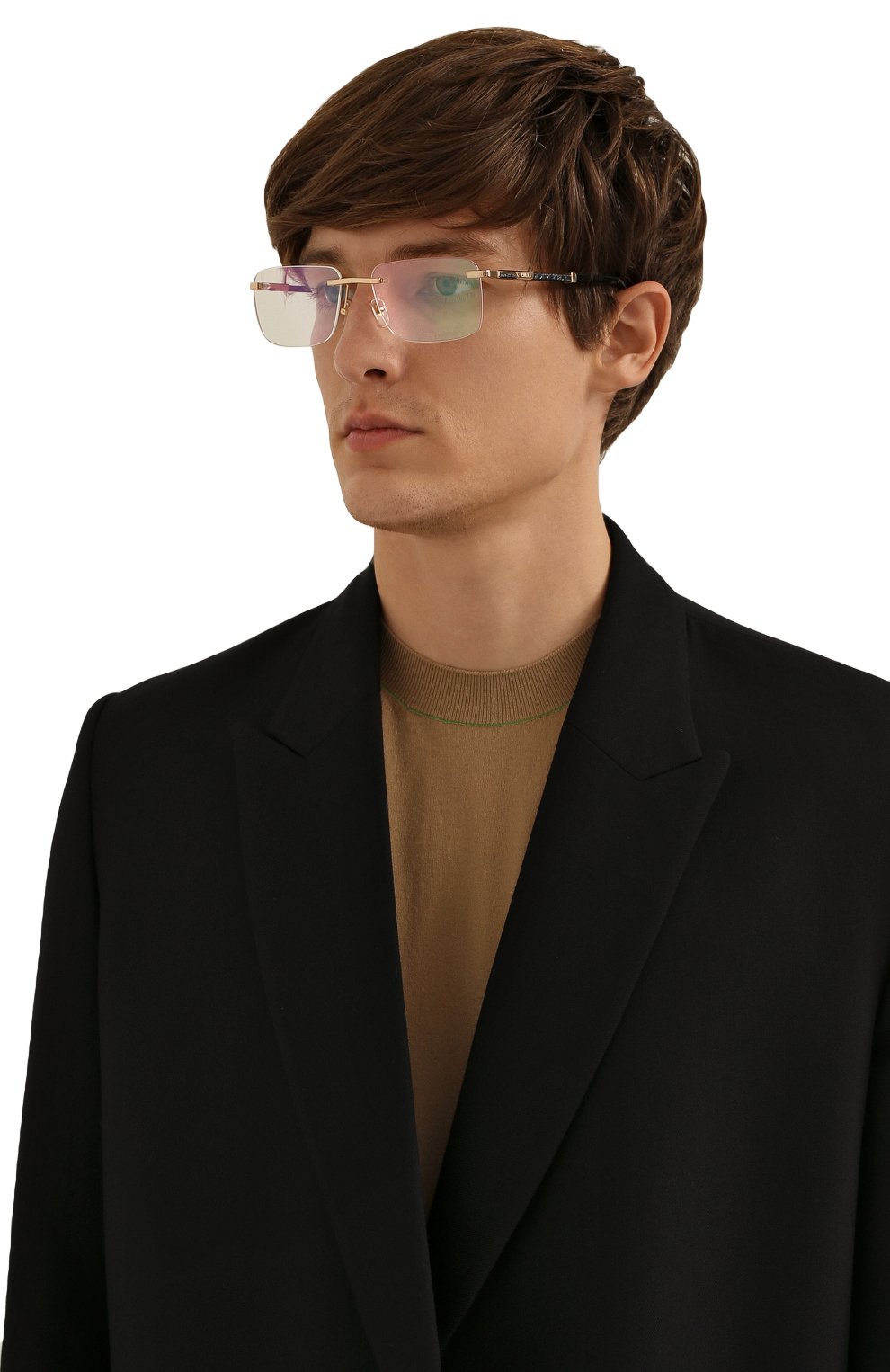 Оправа ZILLI золотого цвета по цене 69200 руб., арт. ZI-60059 C01, фото 2 Оправа ZILLI, арт. ZI-60059 C01, фото 2